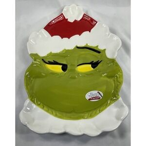 Dr. Seuss How The Grinch Stole Christmas 3D Serving Tray Platter Grinch